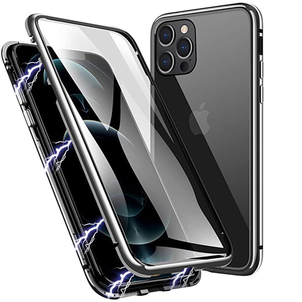 iPhone 12 Pro Max - Skyddande Magnetiskt Dubbelskal