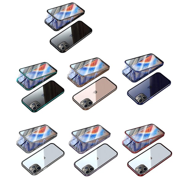 iPhone 12 Pro Max - Skyddande Magnetiskt Dubbelskal