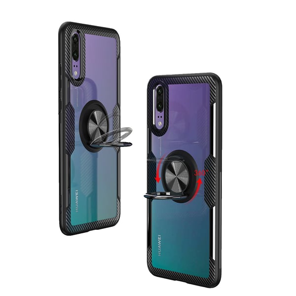 Skal med Ringhållare - Huawei P20