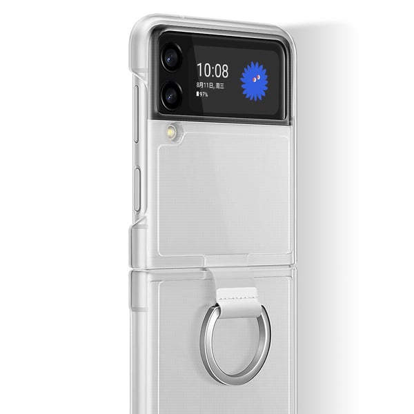 Samsung Galaxy Z Flip 4 - Tunt Skyddande Skal med Ringhållare