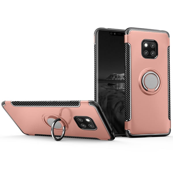 Elegant HYBRID-Skal med Ringhållare Till Mate 20 Pro