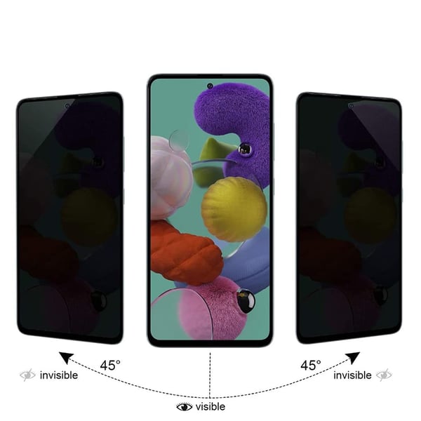2-PACK Samsung Galaxy A54 5G Skärmskydd Anti-Spy HD 0,3mm