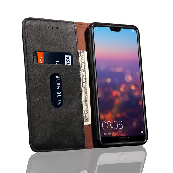 Smidigt och Stilsäkert Plånboksfodral för Huawei P20