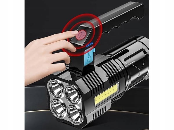 2-i-1 LED-campingficklampa - Allt du behöver i en lampa