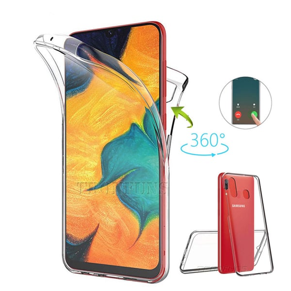 Samsung Galaxy A41 - Skyddande Dubbelsidigt Silikonskal NORTH
