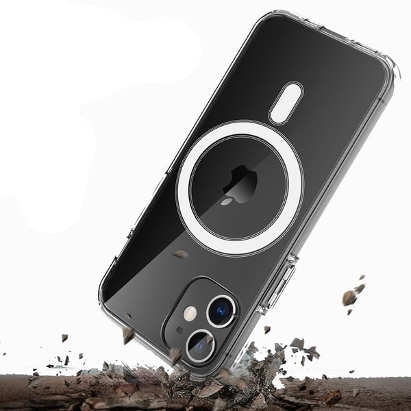 iPhone 12 Mini - Skyddande Magnetiskt Silikonskal