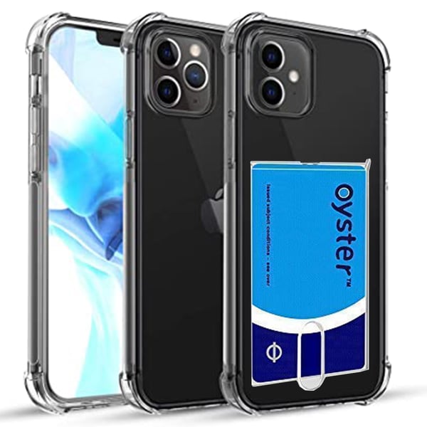 iPhone 12 Pro Max - Skal med Korth�llare & Hydrogel Sk�rmskydd
