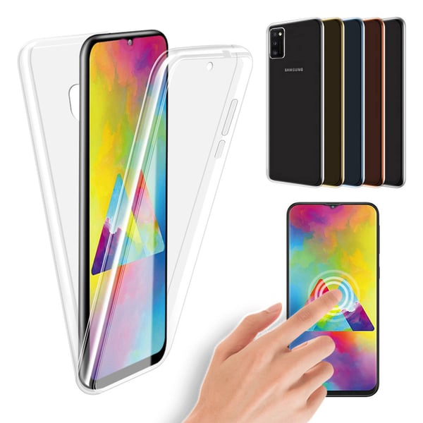 Samsung Galaxy A41 - Genomtänkt Dubbelt Silikonskal