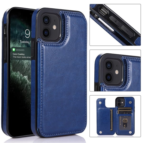 iPhone 12 Mini -Praktiskt Skal med Korthållare