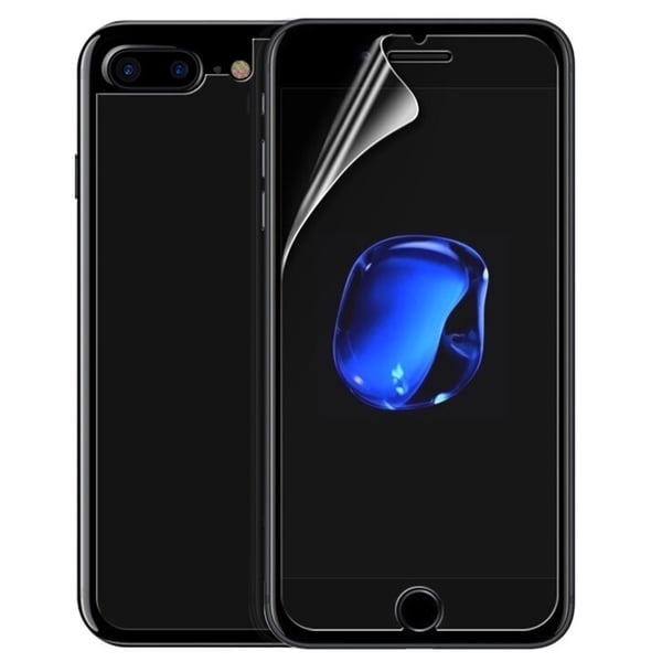 iPhone 7+ 2-PACK Skärmskydd Fram- & Baksida Soft PET 9H 0,2mm