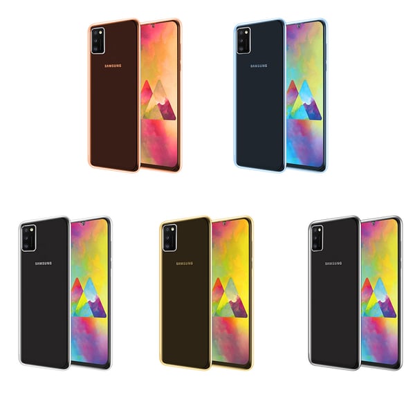 Samsung Galaxy A41 - Skyddande Dubbelsidigt Silikonskal NORTH