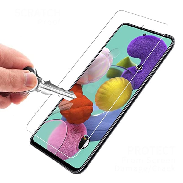 Samsung Galaxy A41 Standard 3-PACK Skärmskydd 9H 0,3mm
