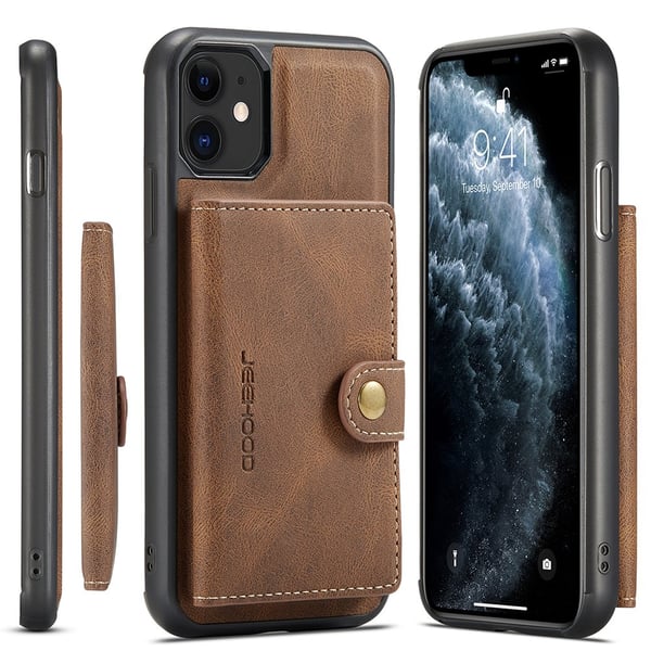 iPhone 11 - Stilrent och smart Skal med Kortfack