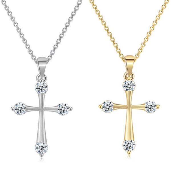 Exklusivt Stilsäkert Hög Kvalitet Kors Halsband