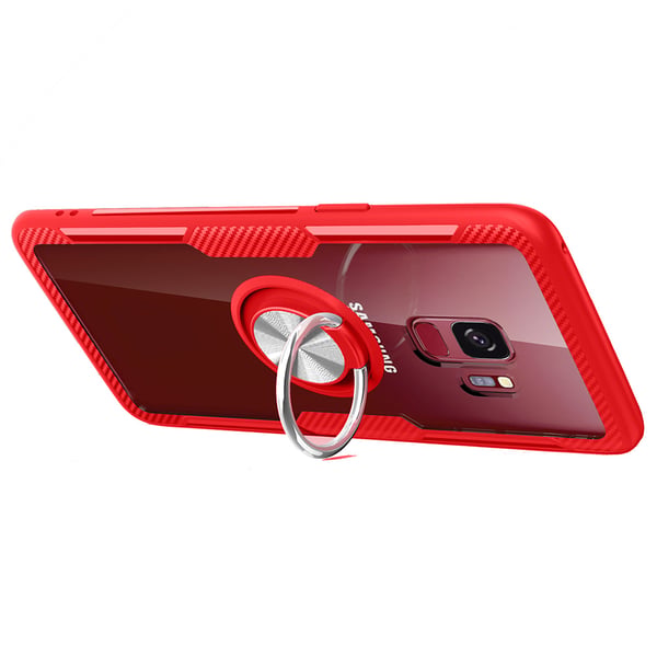 Samsung Galaxy S9+ - Stilsäkert Skal med Ringhållare