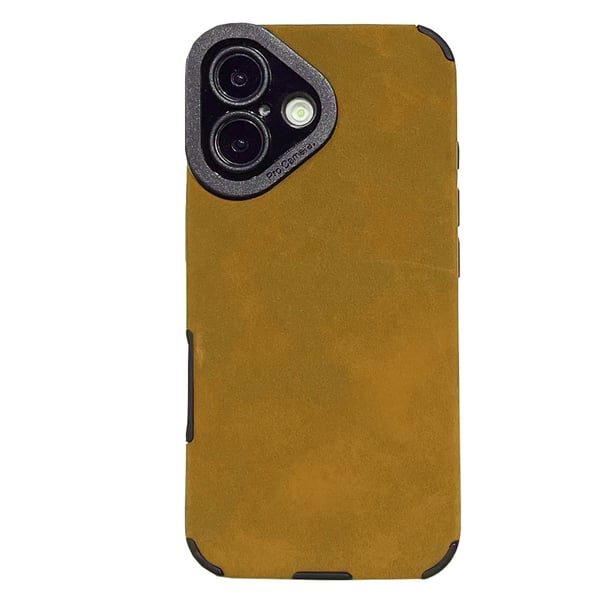 iPhone 16  Elegant Silikonskal med Skyddande Kant runt Kameran