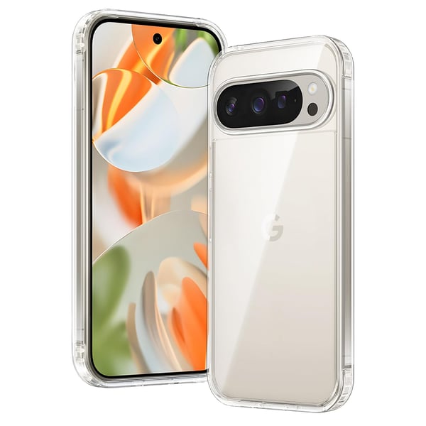 Google Pixel 9 Pro XL - Stilrent Ultra Tunt Silikonskal