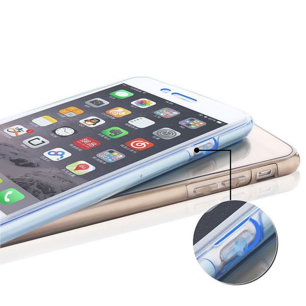 Smart dubbelsidigt Silikonskal till iPhone X/XS