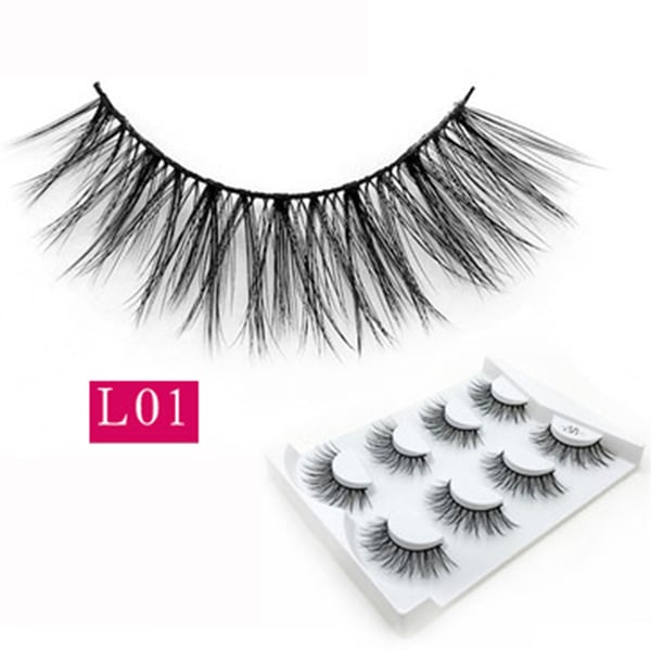 Lösögonfransar i 3D-Minkhår från Merisdel (4-PACK)