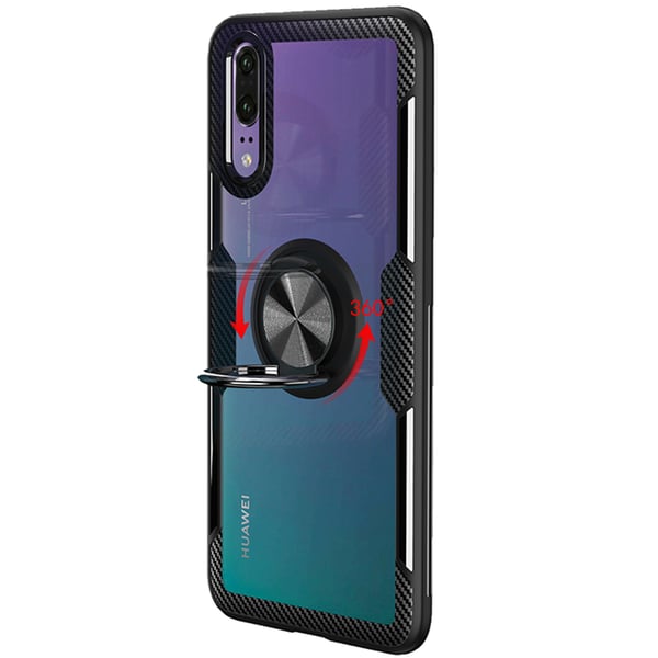 Skal med Ringhållare - Huawei P20