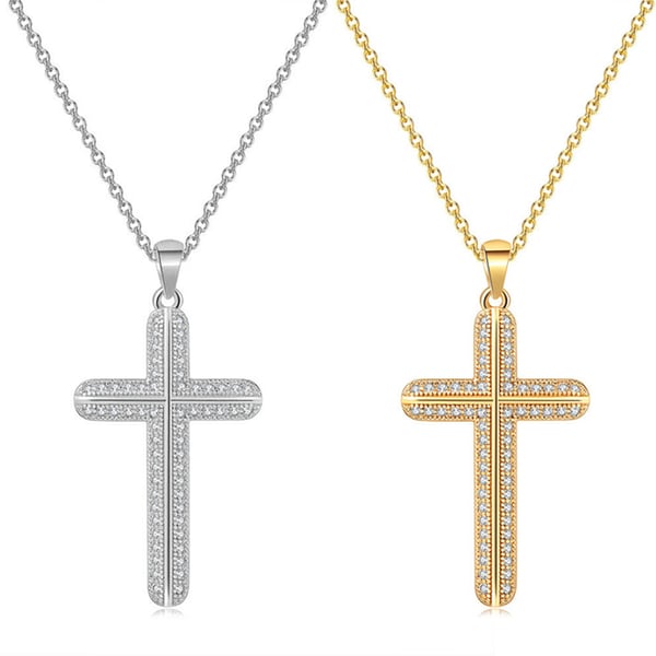 Elegant Hög Kvalitets Kors Halsband