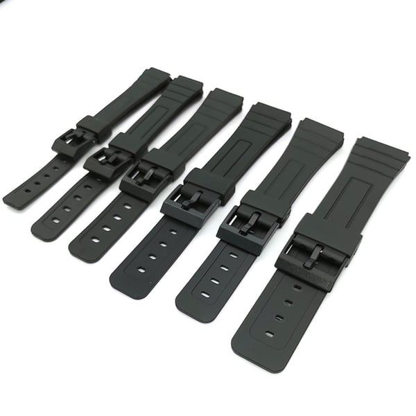 Hållbart Silikongummi Klockarmband 12-22mm