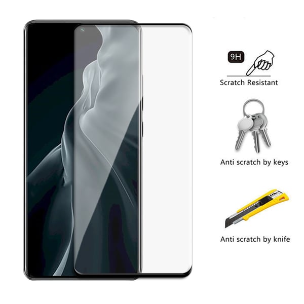 3-PACK Xiaomi 12 Pro 1 Set 3D Sk�rmskydd + Kameralinsskydd