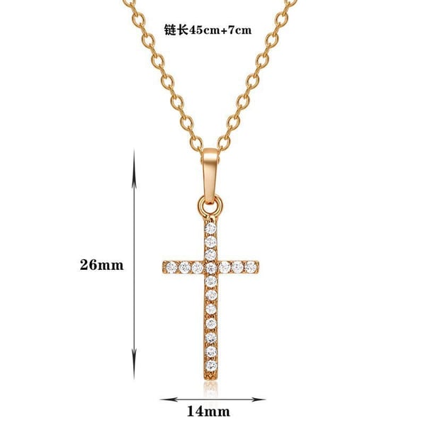 Exklusivt Bekvämt Hög Kvalitet Kors Halsband