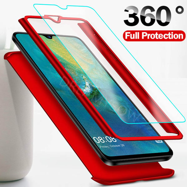 Huawei Y6 2018 - Praktiskt Skyddsskal Dubbelsidigt