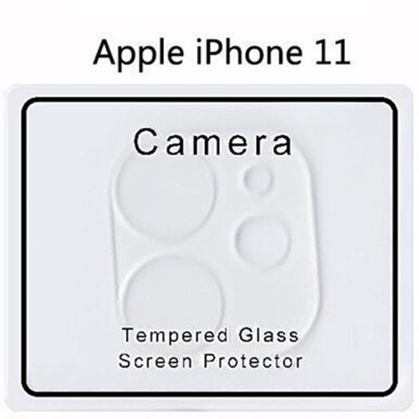 iPhone 11 Bakre Kameralins Skärmskydd 9H 2.5D FullCover