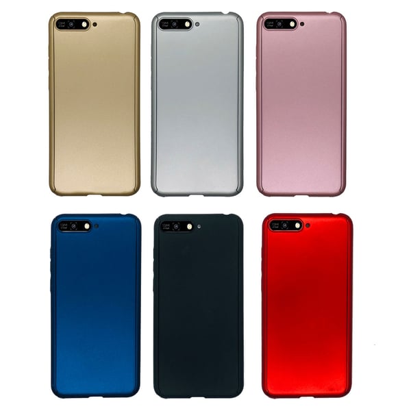 Huawei Y6 2018 - Praktiskt Skyddsskal Dubbelsidigt