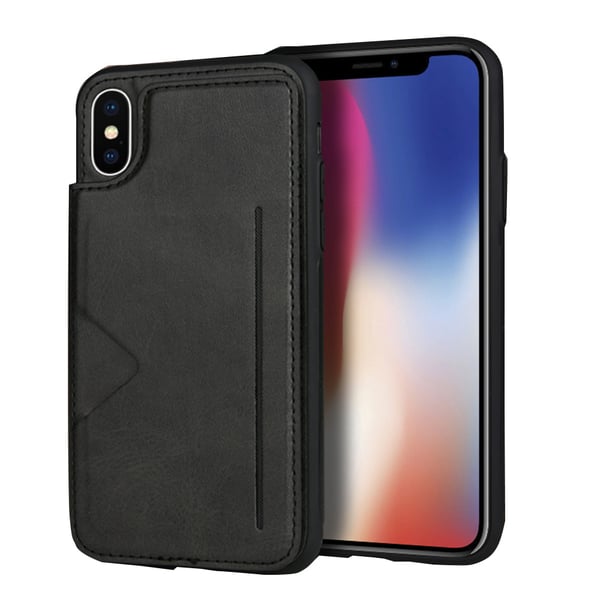 Praktiskt (HANMAN) Skal med Kortfack - iPhone X/XS
