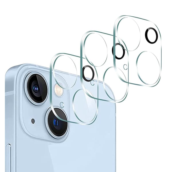 3-PACK iPhone 14 Kameralinsskydd Standard HD 0,3mm