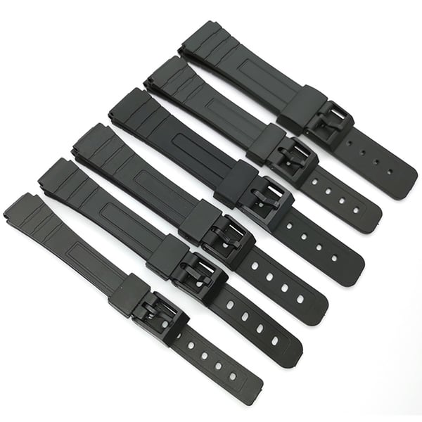 Hållbart Silikongummi Klockarmband 12-22mm