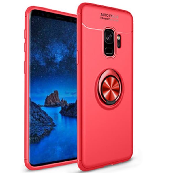 Praktiskt Skal med Ringhållare - Samsung Galaxy S9