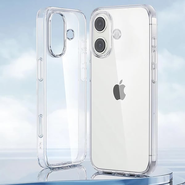 iPhone 16+ Skal i Krispigt Klar Design - Tunt och Stötdämpande Silikonskal