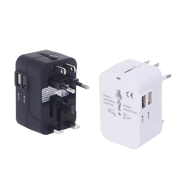 Universal Rese Väggadapter 2st USB