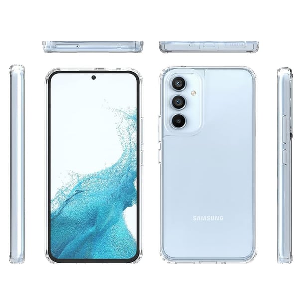 A16 5G Samsung Mobilskal Transparent Reptåligt Silikon