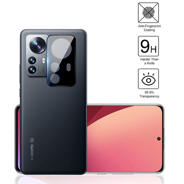 2-PACK Xiaomi 12 Pro Kameralinsskydd 2.5D HD-Clear 0,4mm
