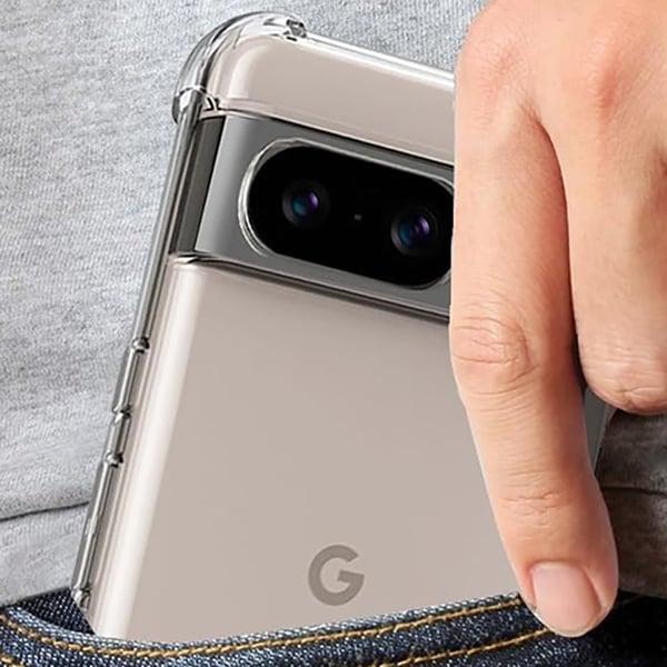 Stötdämpande Silikonskal med Airbagfunktion - Perfekt för Google Pixel 8!
