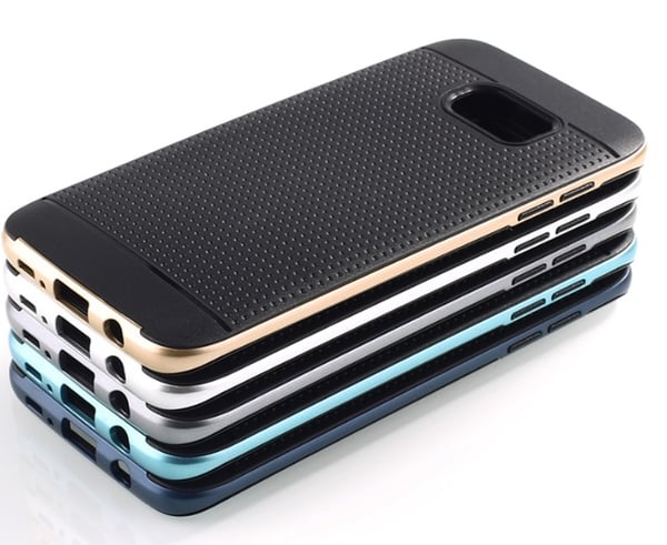 NANO-HYBRID-Stötdämpande skal för Samsung Galaxy S7 Edge