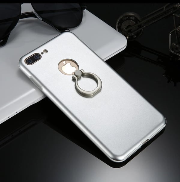 Praktiskt iPhone 7 Plus skal med Ringhållare från KISSCASE