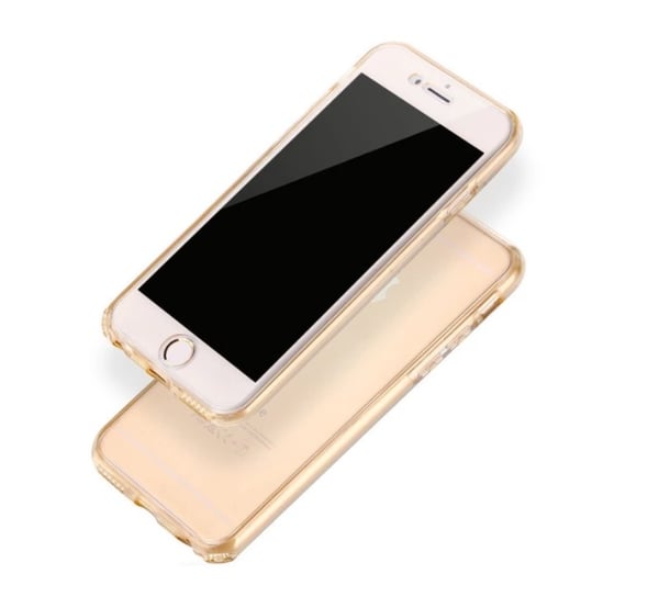 iPhone 6/6S Plus - Dubbelt Silikonfodral (TOUCHFUNKTION)
