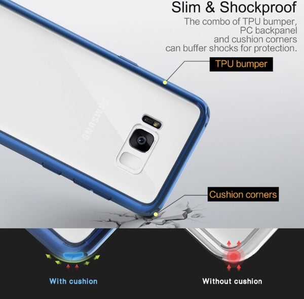 Samsung Galaxy S8 PLUS - Exklusivt Skal ROCK H�g kvalitet