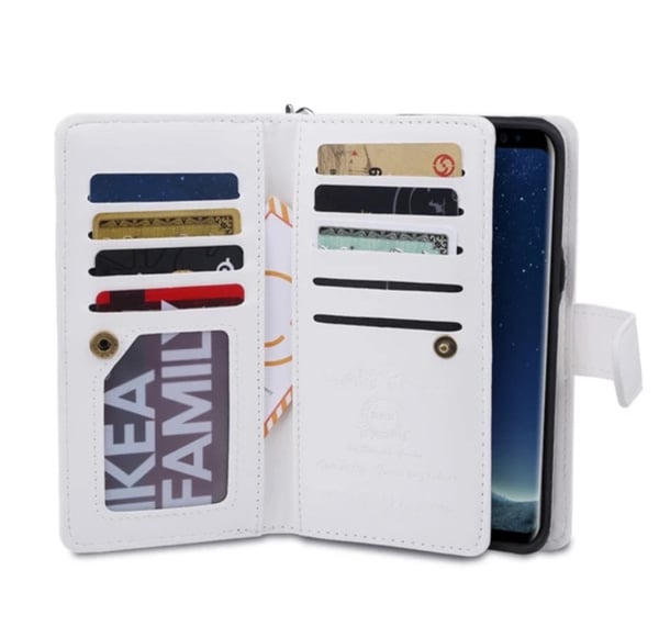 Stilrent Plånboksfodral Sedelfack för iPhone X/XS (9-Kort)