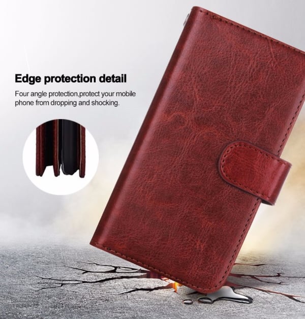 Stilrent Plånboksfodral Sedelfack för iPhone X/XS (9-Kort)