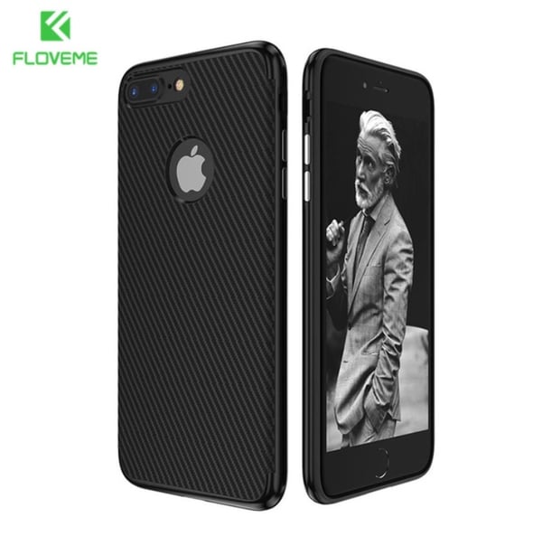 Stilrent Exklusivt skal till iPhone 7 FLOVEME (CARBON-serie)
