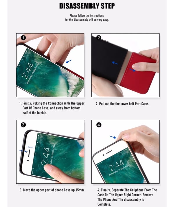 iPhone 6/6S - Stilrent skal i 2 delar från FLOVEME