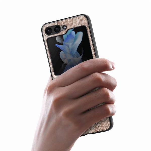 Trätextur Skal för Samsung Galaxy Z Flip5 5G