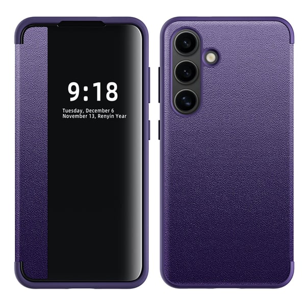 Samsung Galaxy S24 Plus Slimmat Leman-fodral med smart fönster